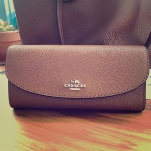Tan Coach Wallet